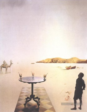 Table Soleil Salvador Dali Peinture à l'huile